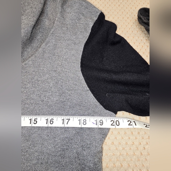 ALFANI Women Soft Warm turtleneck long sleeve sweater Size LArge Black - Gray - Picture 7 of 8